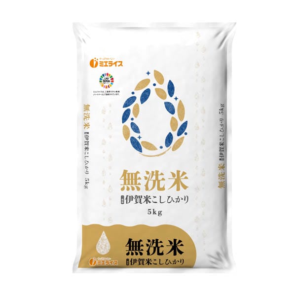 【令和7年産】【精米】ミエライス 伊賀米こしひかり10kg(5kg×2)【CB】　商品画像1