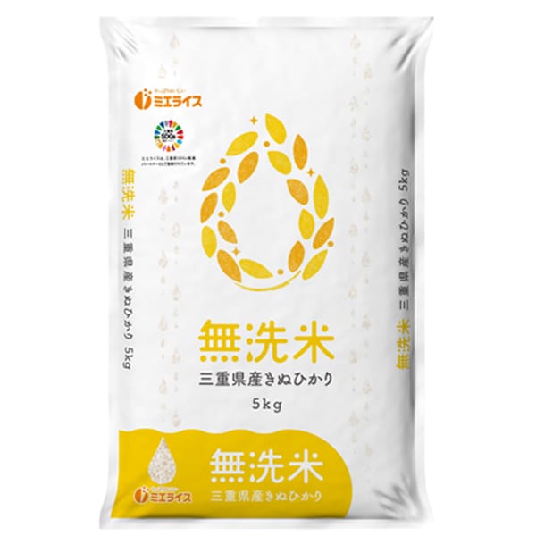 【令和7年産】【無洗米】ミエライス お米食べ比べセット【D】(無洗米三重県産きぬひかり5kg×1・無洗米三重県産みえのゆめ5kg×1)【CB】　商品画像1