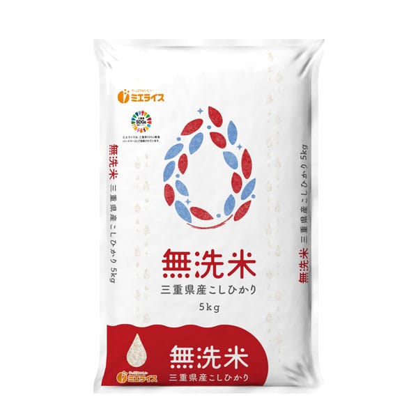 【令和7年産】【無洗米】ミエライス 無洗米三重県産こしひかり10kg(5kg×2)【CB】　商品画像1