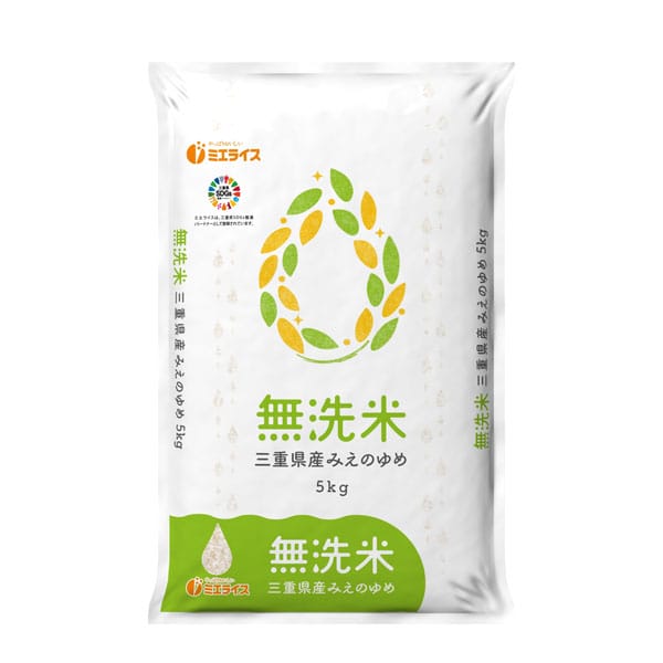 【令和7年産】【無洗米】ミエライス 無洗米三重県産みえのゆめ10kg(5kg×2)【CB】　商品画像1