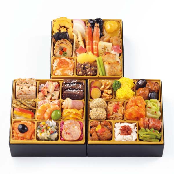 東京正直屋 和洋中おせち三段重 「吉祥」【2〜3人前・43品目】【イオンのおせち】　商品画像1