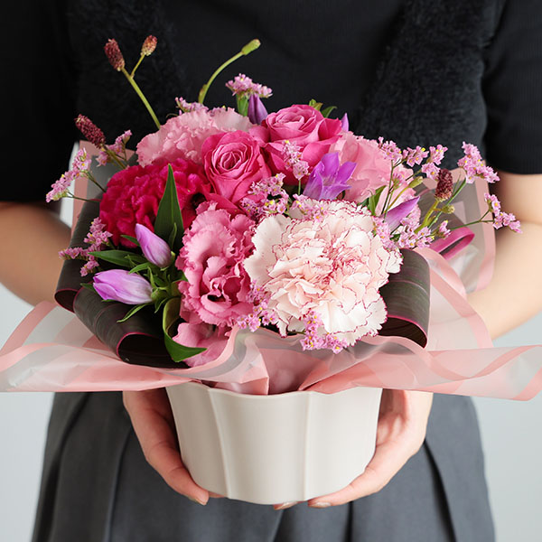 敬老アレンジ「花色あかり」【敬老の日】　商品画像1