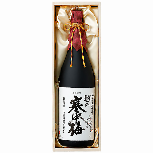 新潟銘醸 越の寒中梅 純米大吟醸 木箱入り 1800ml【おいしいお取り寄せ】　商品画像1