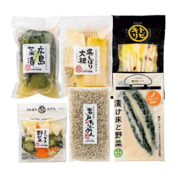 呉 中元本店 トビキリBセット(ちりめんとお漬物)【NN】　商品画像1