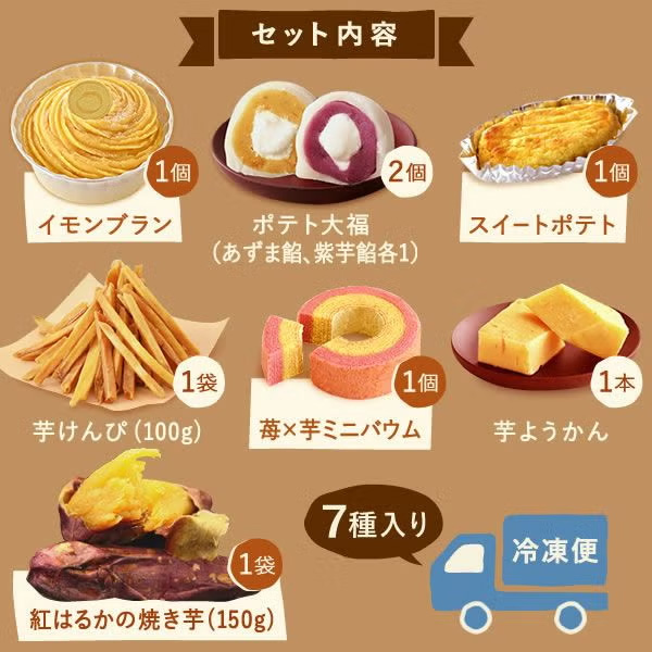 おいもや 魅惑のスイーツ福袋【秋のうまいもの市】 商品画像1