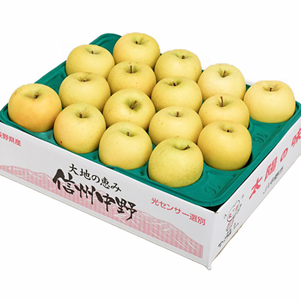 長野県産(JA中野市) りんご シナノゴールド 秀品 5kg(14〜18玉)【お届け期間：11月5日〜11月30日】【秋のうまいもの市】　商品画像1