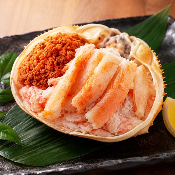 北海道産 大ずわいがに甲羅盛り 5個【お届け期間：12月26日〜12月30日】【年末年始ごちそう特集】　商品画像1