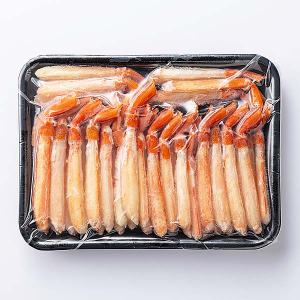 北海道産 ボイル紅ずわいがに脚ポーション 500g×1p【お届け期間：12月26日〜12月30日】【年末年始ごちそう特集】　商品画像1