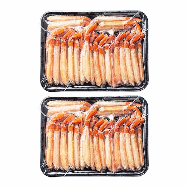 ロシア産 生ズワイガニ脚ポーション 500g×2p【お届け期間：12月26日〜12月30日】【年末年始ごちそう特集】　商品画像1