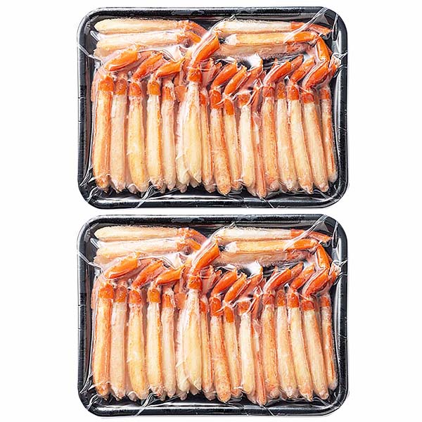 北海道産 生大ズワイガニ脚ポーション 500g×2p【お届け期間：12月26日〜12月30日】【年末年始ごちそう特集】　商品画像1