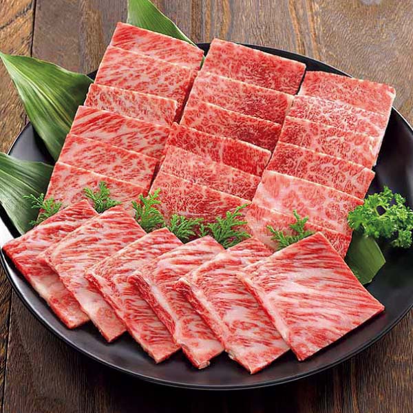 三重県産松阪牛 かたロースすきやき用・焼肉用食べくらべセット【冬の贈りもの・お歳暮】 商品画像1
