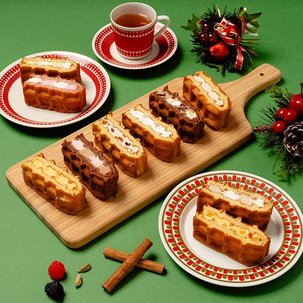 R.L(エール・エル) 【12月限定】季節のワッフルケーキ10個セット【イオンのクリスマス】 商品画像1
