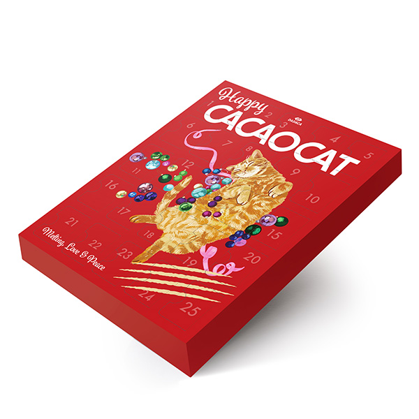 DADACA CACAOCAT アドベントカレンダー (チョコレート25個入)【イオンのクリスマス】　商品画像1