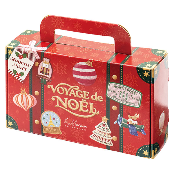 ラ・メゾン白金 ノエルトランクBOX (菓子4個入)【イオンのクリスマス】　商品画像1