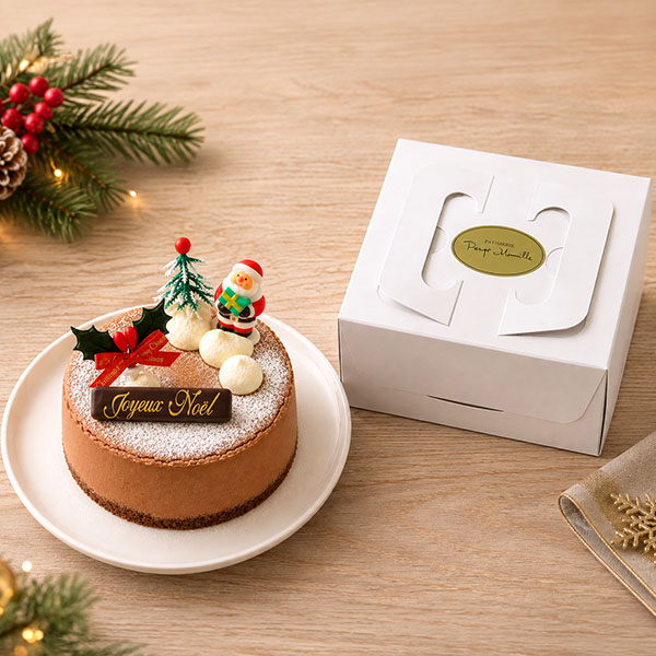 プティ・メルヴィーユ メルチーズショコラノエル 1個【限定100点】【イオンのクリスマス】　商品画像1