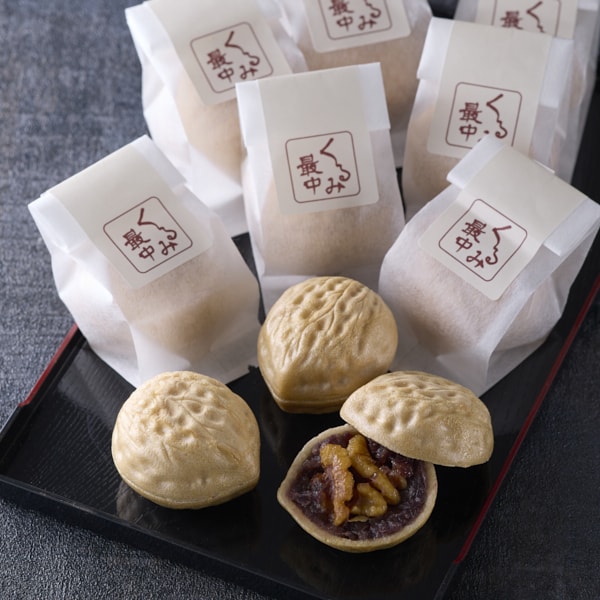 中津菓子かねい くるみ最中10個入【おいしいお取り寄せ】　商品画像1