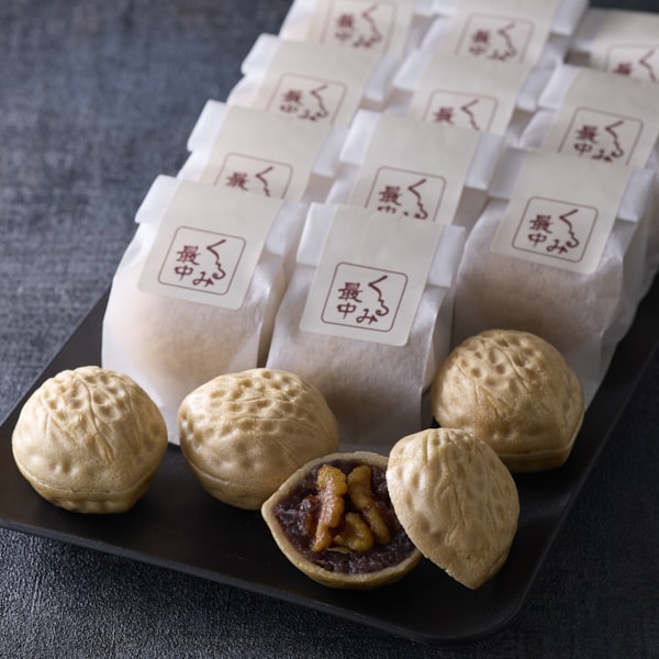 中津菓子かねい くるみ最中15個入【おいしいお取り寄せ】　商品画像1