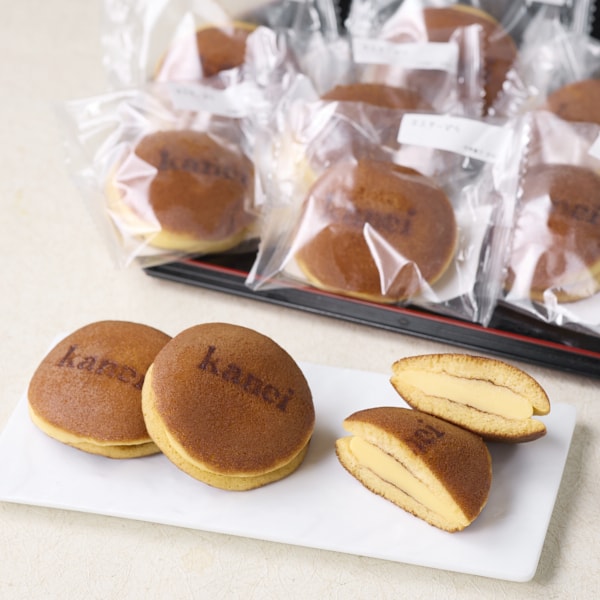 中津菓子かねい ふんわりカスタードどら10個入り【おいしいお取り寄せ】　商品画像1