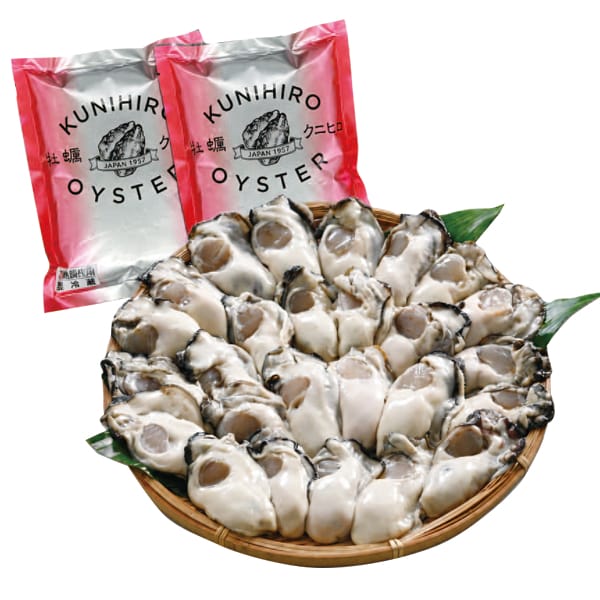 クニヒロ 広島県産 生かきむき身(加熱用) 加熱用むき身200g×2【お届け期間:12月1日〜12月27日】【旬鮮便】【NN】 商品画像1