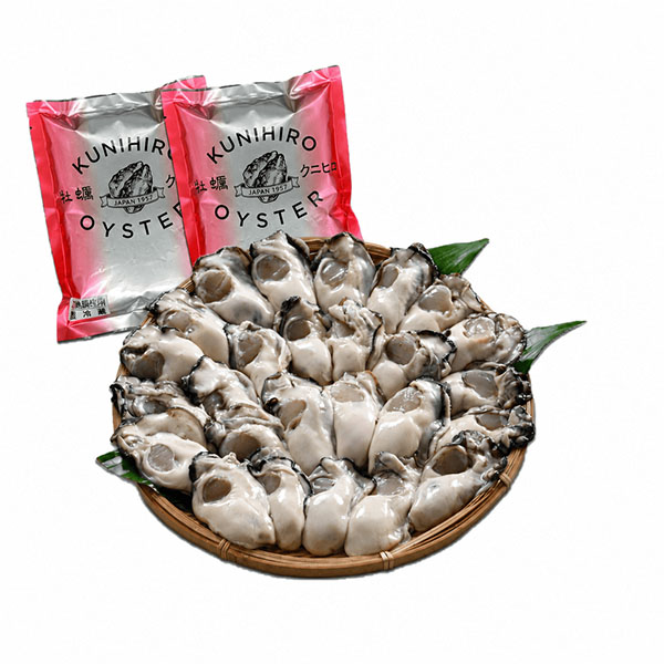 クニヒロ 広島県産 生かきむき身(加熱用) 加熱用むき身300g×2【お届け期間:12月1日〜12月27日】【旬鮮便】【NN】　商品画像1