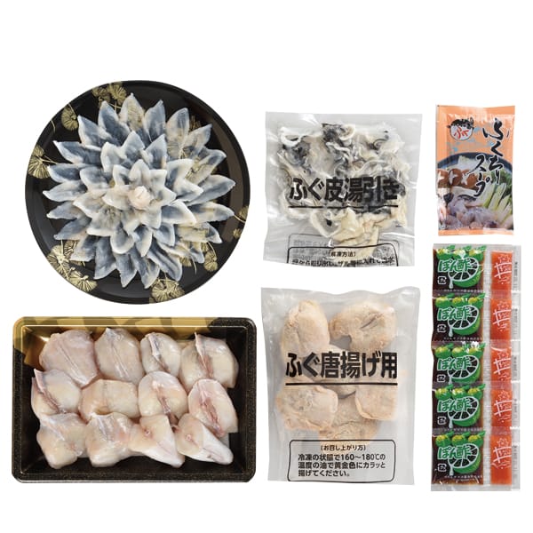 山口 ヤマモ水産 国産ふぐ料理満喫セット(2人前)【お届け期間:11月11日〜1月10日】【旬鮮便】【NN】 商品画像1