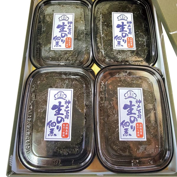 兵庫 下村商店 淡路島産 生のり佃煮 90g×4【お届け期間:11月11日〜1月10日】【旬鮮便】【NN】　商品画像1