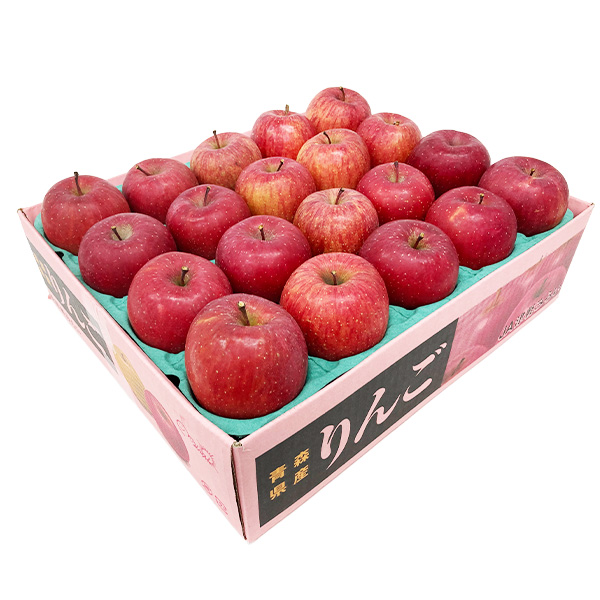 青森県産 JA津軽みらい 横浜三ツ星りんごB 5kg (16玉〜20玉)【お届け期間:12月5日〜12月28日】【MK】　商品画像1