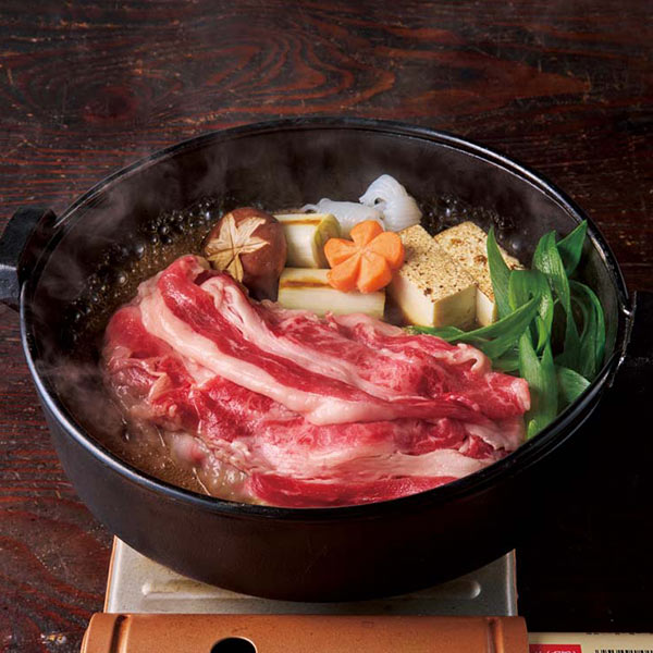 国産 牛バラすき焼き鍋/かに鍋【お届け期間：12月5日〜12月15日】【ブラックフライデー】　商品画像1