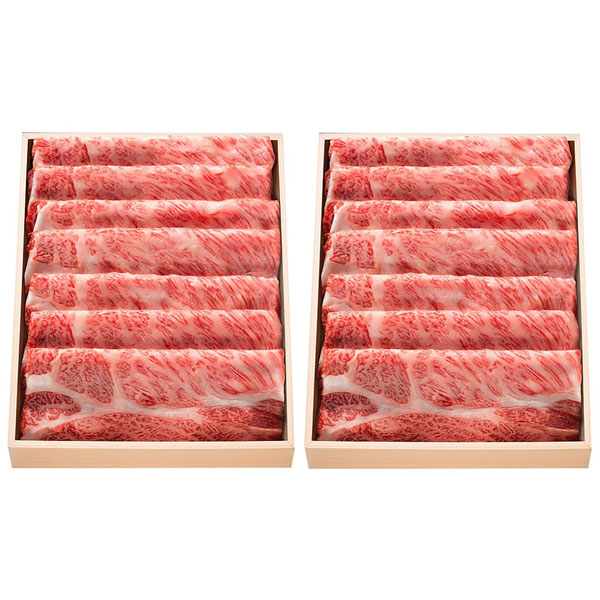 宮崎県産 宮崎牛かたロースすきやき用1,000g(500g×2)【ブラックフライデー】　商品画像1