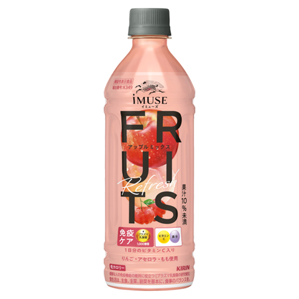 イミューズ フルーツリフレッシュ アップルミックス  500ml×24本入【ブラックフライデー】　商品画像1