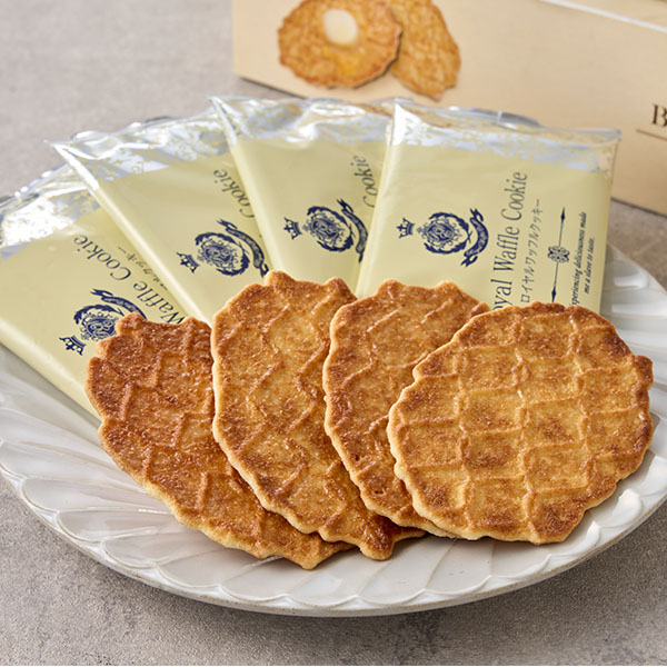 塩焦がしバターワッフルとショコラワッフルクッキー 計62枚入【ブラックフライデー】　商品画像1