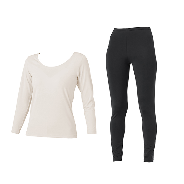 トップバリュ EXセリアント ウェア インナー上下セット(サイズM/8分袖・10分丈ボトム)【限定10点】【母の日・ソーシャル対応可】　商品画像10