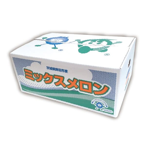 茨城県 JAほこた メロン4種ミックス 3Lサイズ4玉入り(アンデス1玉、クインシー1玉、イバラキング1玉、なだろうグリーン1玉)【お届け期間:6月1日〜6月30日】【KN】　商品画像9
