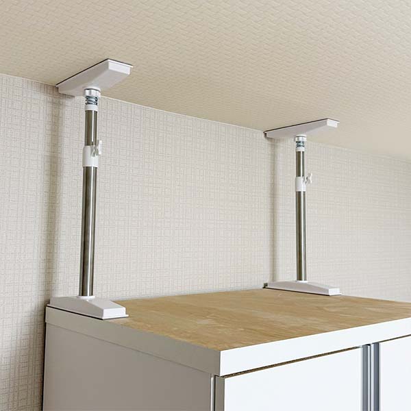 ステンレス 家具転倒防止 突っ張り棒2本組Lサイズ【雑貨】　商品画像11