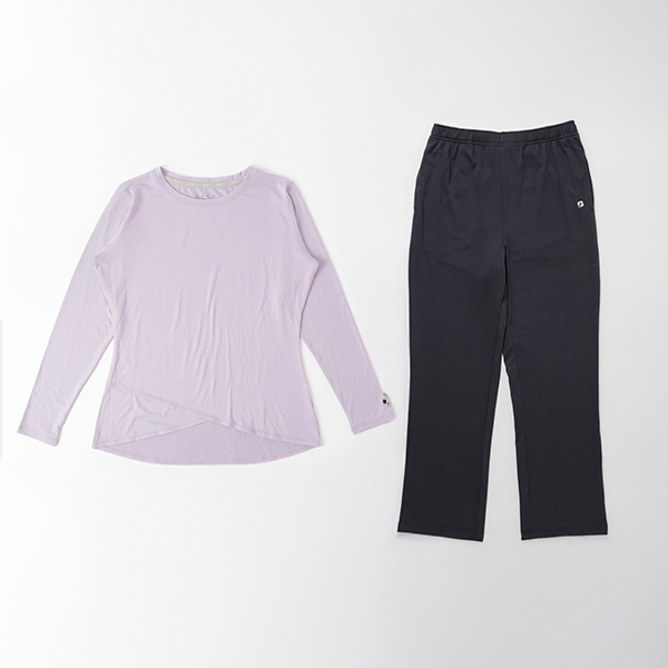 リカバリーサポートウェア ルームウェア レーヨンニット 無地 上下セット(サイズL)【限定10点】【母の日・ソーシャル対応可】　商品画像11