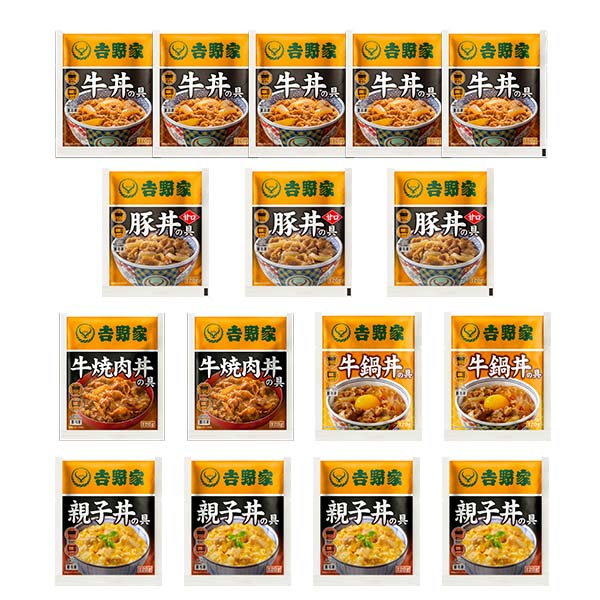 吉野家 丼の具バラエティ16食セット(L8396)【ブラックフライデー】【サクワ】　商品画像11