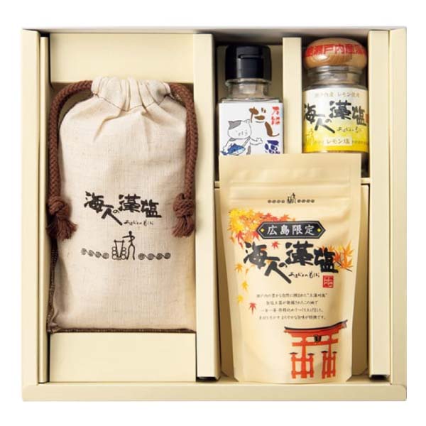 蒲刈物産 海人の藻塩セット【冬の贈りもの・お歳暮】[AM33]　商品画像2