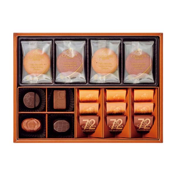ゴディバ チョコレート＆クッキー アソートメント 13粒入＆8枚入【冬の贈りもの・お歳暮】[GCC-21P]　商品画像2