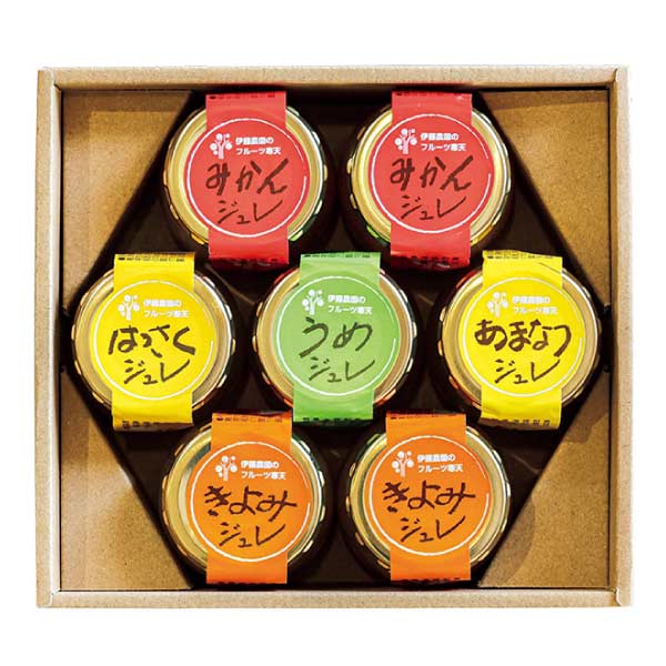 伊藤農園 フルーツ寒天ジュレ7個セット【夏の贈りもの・お中元】[JB-7]　商品画像2