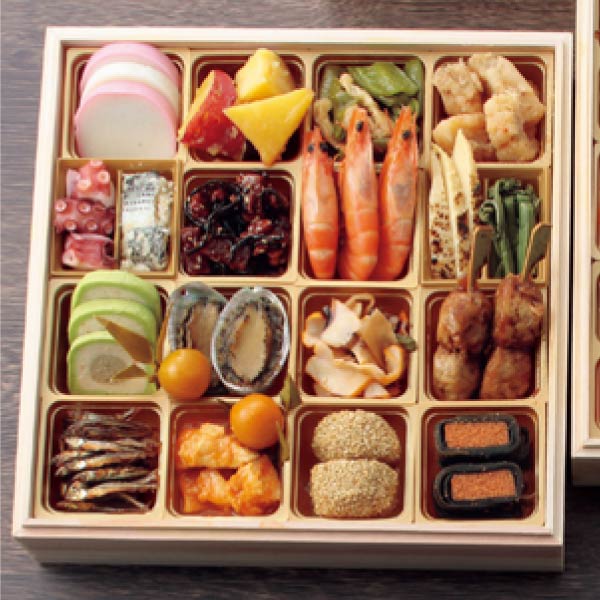 京都料亭 うお寿・藤かわ・みのり 京都料亭 コラボおせち 三段重 【4〜5人前・64品目】【イオンのおせち】【近畿・中四国地区お届け限定】 商品画像2