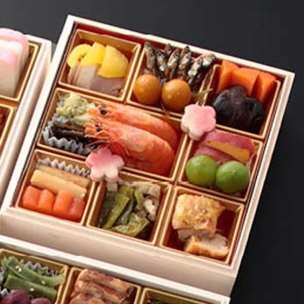 京都料亭 うお寿・北海道 アンサンブル・京都 東東来 和風・洋風・中華 四段重 【3〜4人前・60品目】【イオンのおせち】　商品画像2