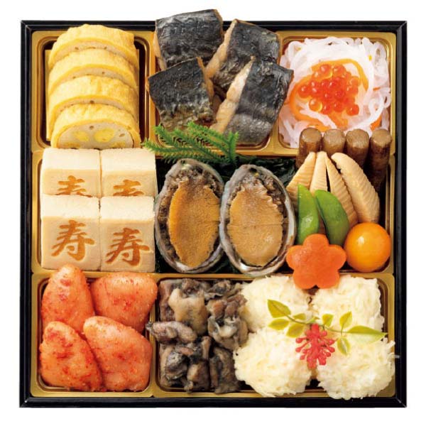 トップバリュ 和風二段重「和」(なごみ)【2〜3人前・28品目】【イオンのおせち】　商品画像2