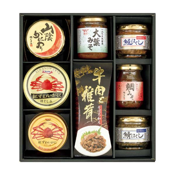 かに缶＆酒悦＆佃煮詰合せ【冬の贈りもの・お歳暮】[CAN-100AV]　商品画像2
