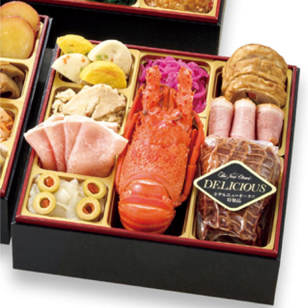 ホテルニューオータニ 和洋中三段重【3〜4人前・45品目】【イオンのおせち】 商品画像2