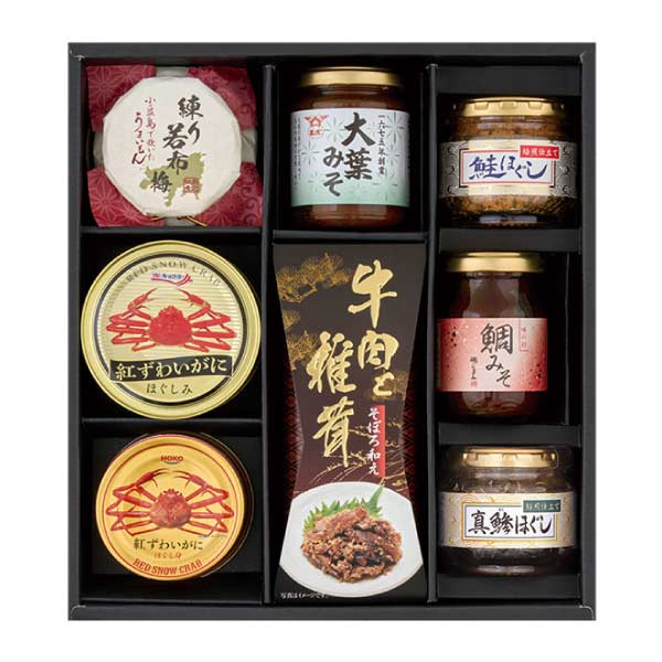 かに缶＆酒悦＆佃煮バラエティ詰合せ【夏の贈りもの・お中元】[CAN-100AW]　商品画像2