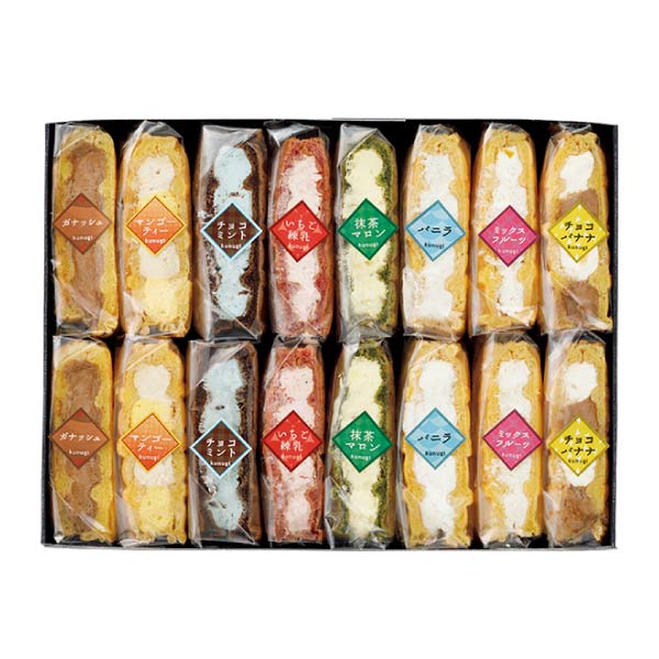 櫟 kunugi 櫟アイスワッフルアソート16【夏の贈りもの・お中元】[25OCAP]　商品画像2