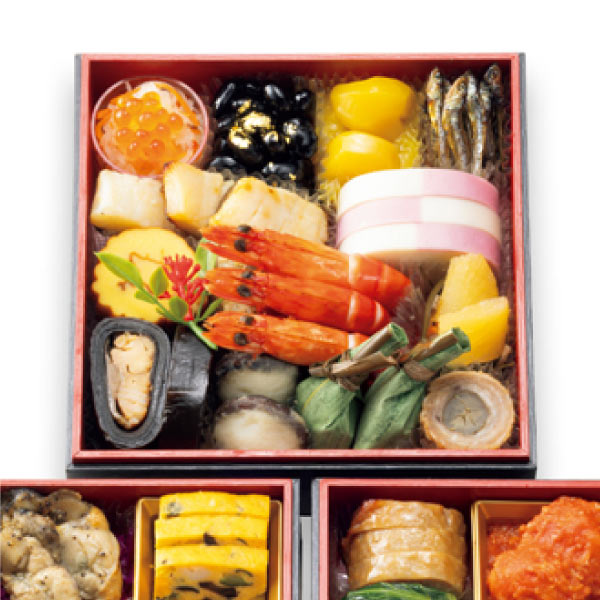 ホテルオークラ 和洋中おせち三段重【3〜4人前・39品目】【イオンのおせち】 商品画像2