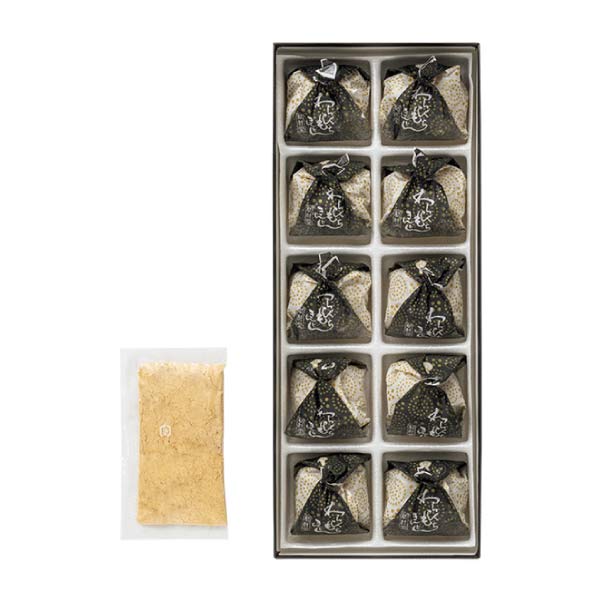 新杵堂 わらびもちきんとん(きな粉添え)10個【夏の贈りもの・お中元】　商品画像2