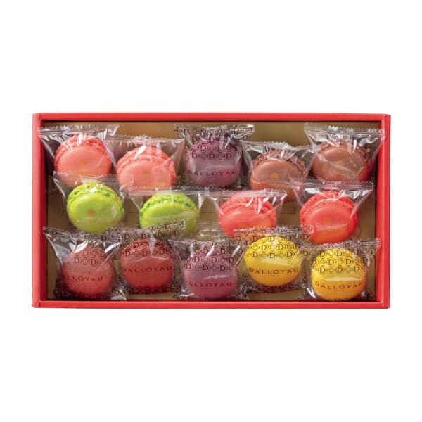 ダロワイヨ 季節のマカロン入り詰合せ(14個入り)【冬の贈りもの・お歳暮】[25WMS30]　商品画像2