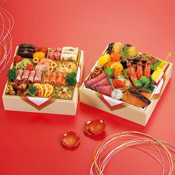 京料理 濱登久 和洋二段重【3〜4人前・38品目】【イオンのおせち】【近畿・中四国地区お届け限定】　商品画像2